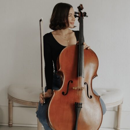 anne b cello, piano